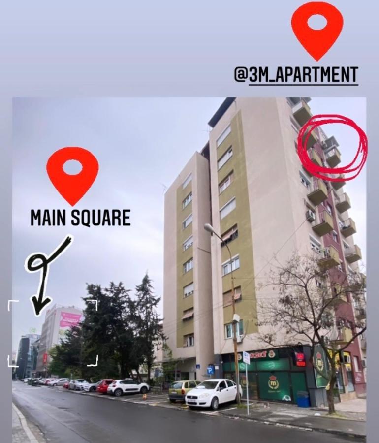 3M Apartment Skopje Center מראה חיצוני תמונה