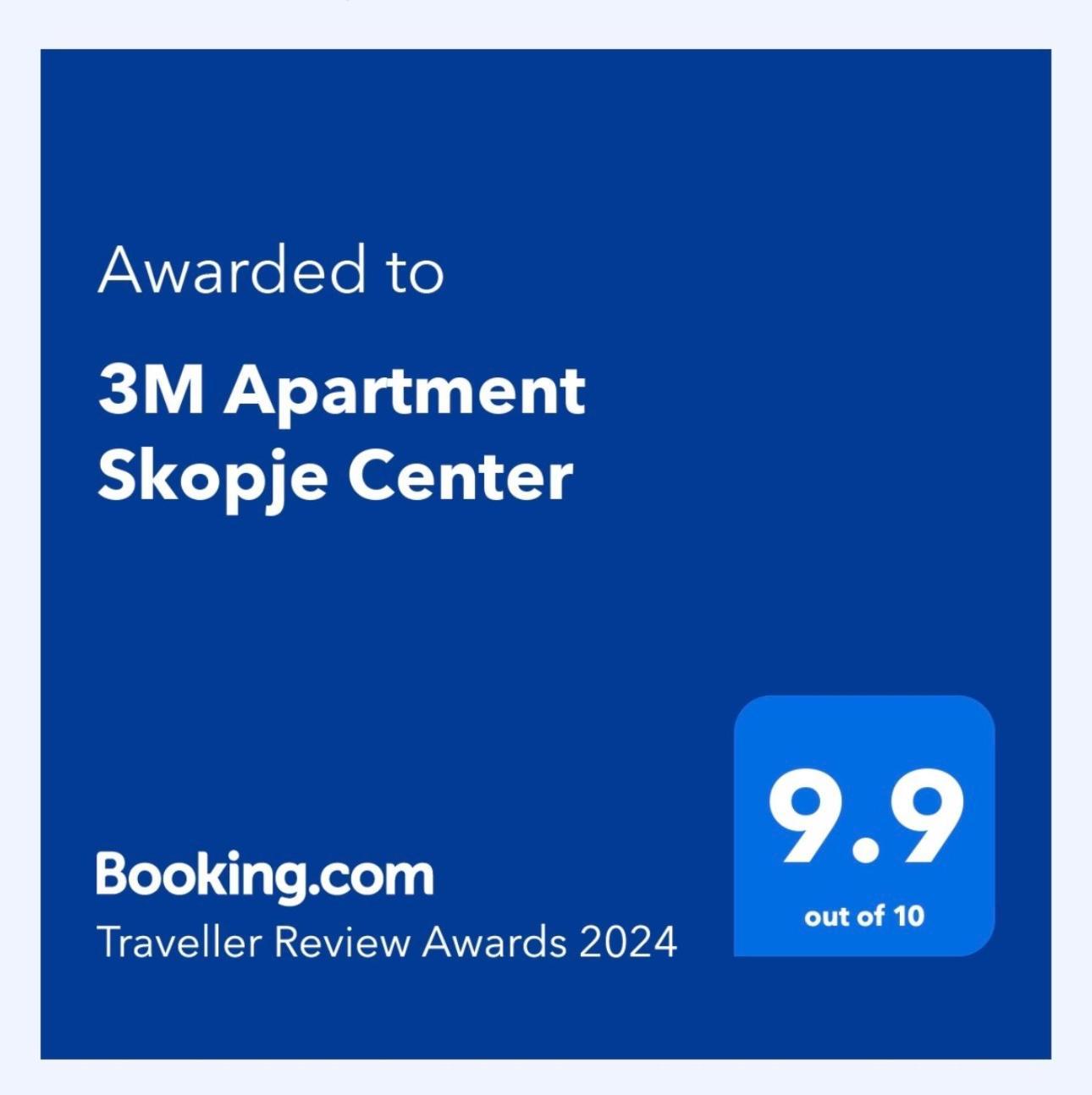 3M Apartment Skopje Center מראה חיצוני תמונה