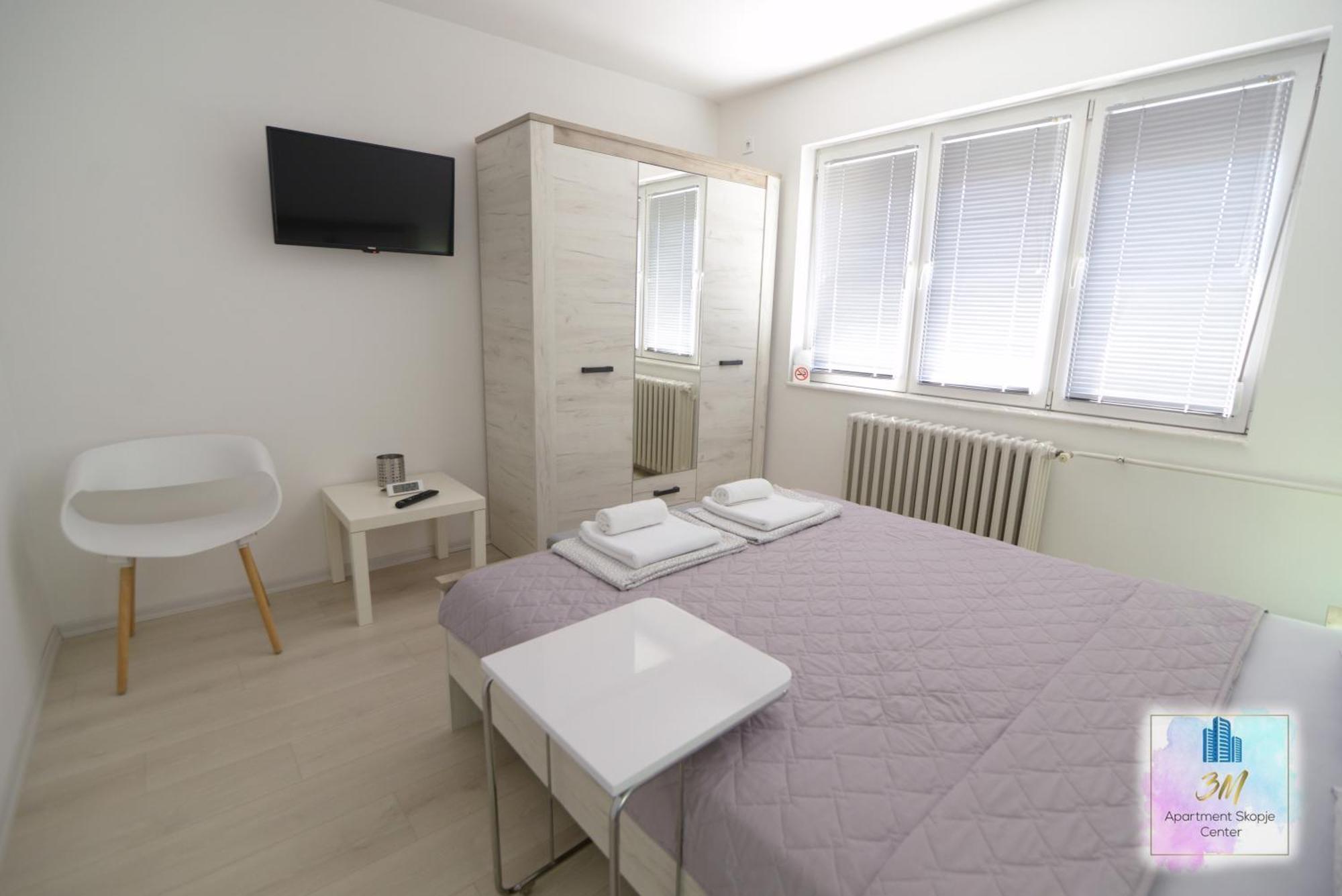 3M Apartment Skopje Center מראה חיצוני תמונה