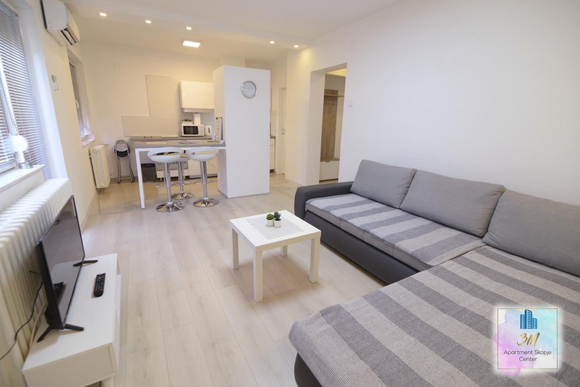 3M Apartment Skopje Center מראה חיצוני תמונה