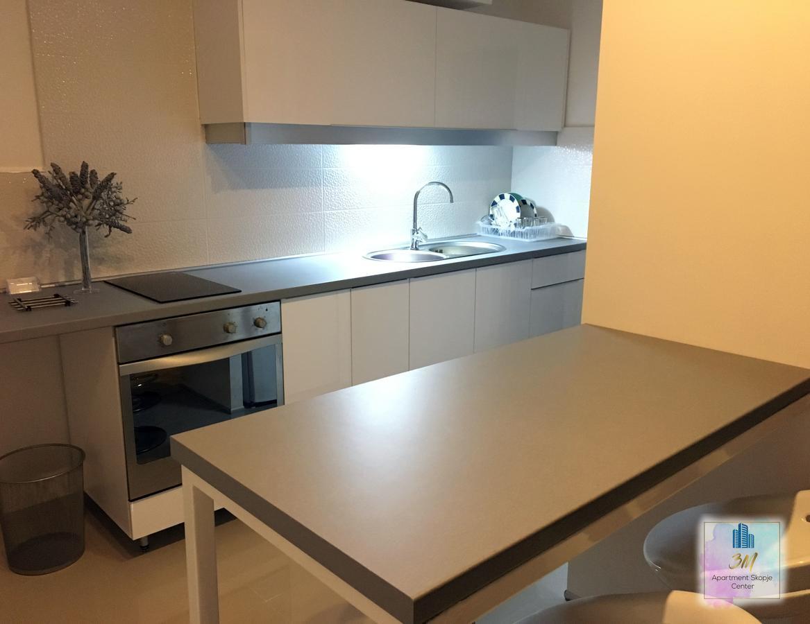 3M Apartment Skopje Center מראה חיצוני תמונה